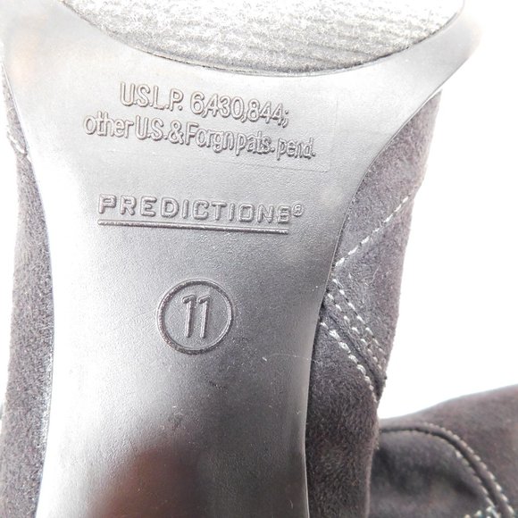 Predictions Black Heeled Boots 11 CL2855 0220 - Picture 5 of 8